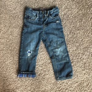 Lined distressed look Original fit GAP jeans